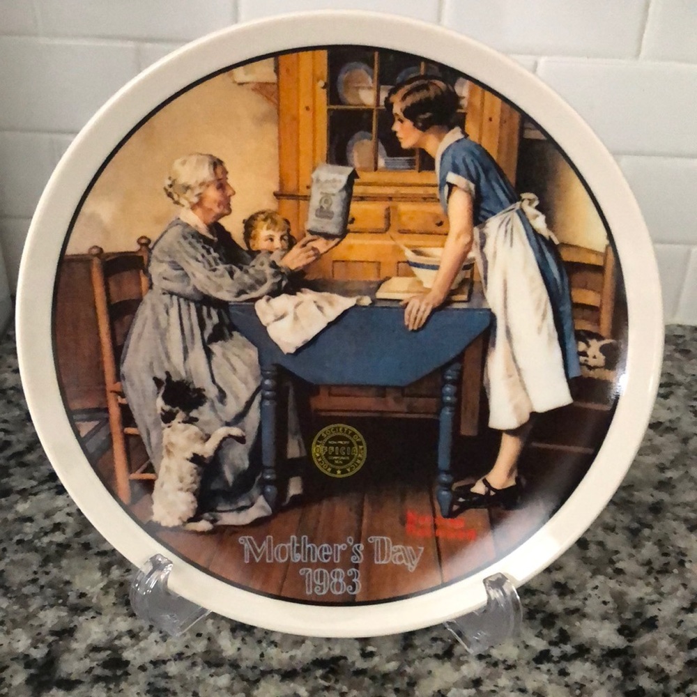 Norman Rockwell Plate